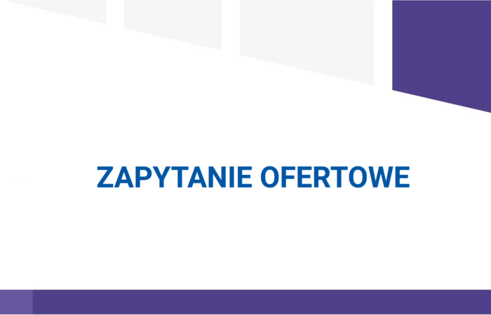 Zapytanie ofertowe - news baner
